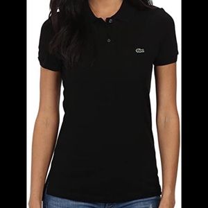 Black Women’s Lacoste Polo